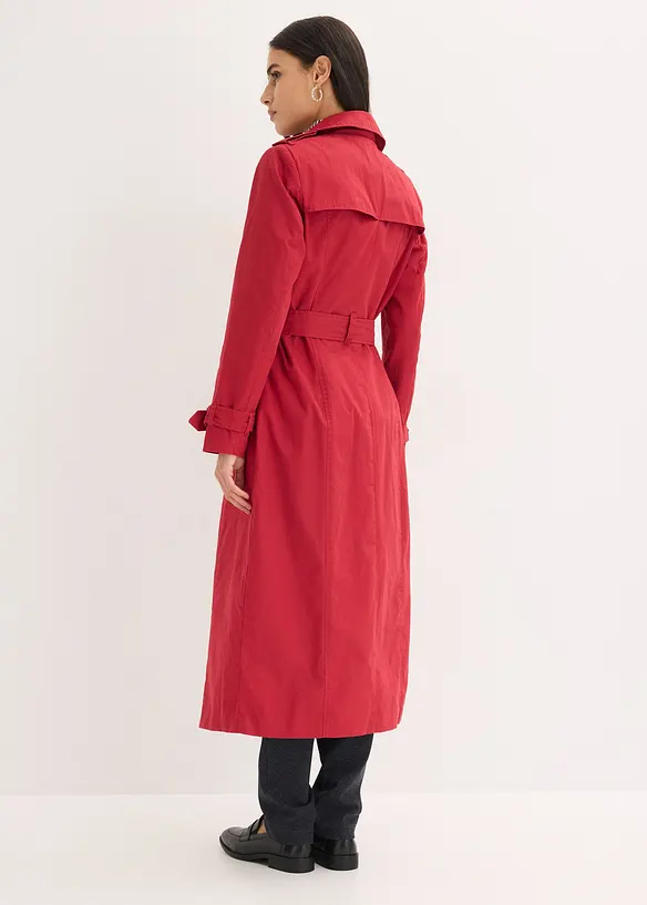 Trench-coat long ceintur&eacute; &agrave; la taille, bonprix
