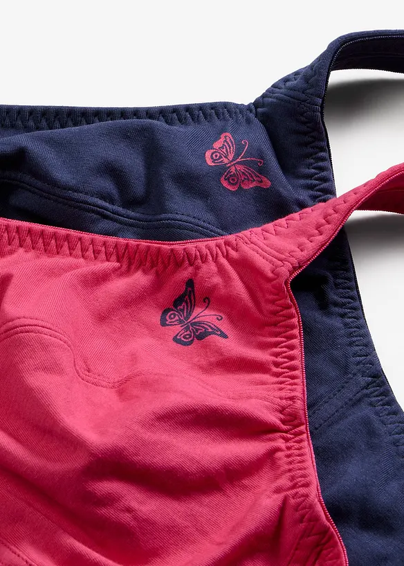 Lot de 2 soutiens-gorge coton sans armatures, bonprix