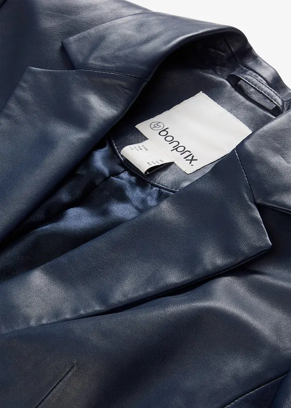 Blazer en cuir d&rsquo;agneau nappa, bonprix