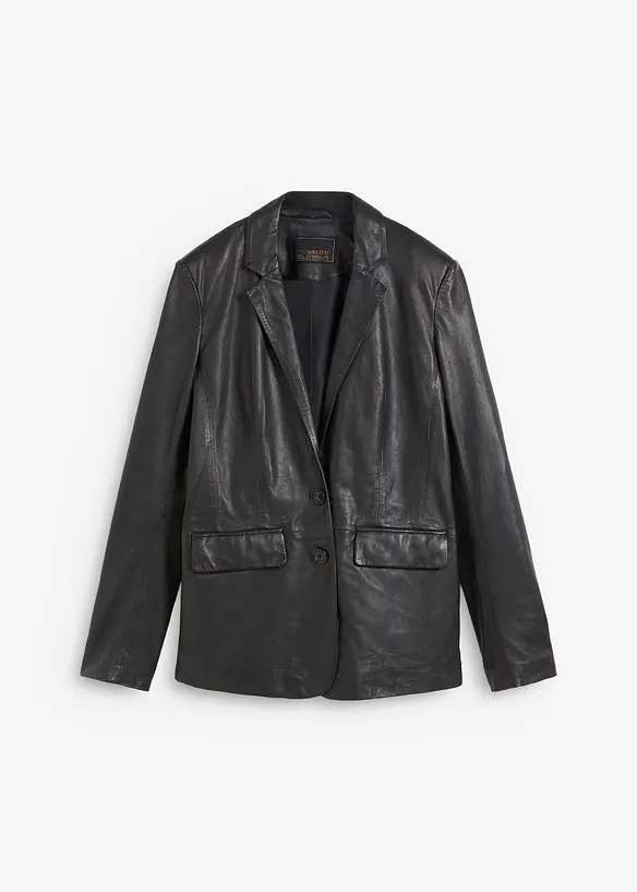 Blazer en cuir d&rsquo;agneau nappa, bonprix