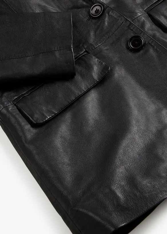 Blazer en cuir d&rsquo;agneau nappa, bonprix