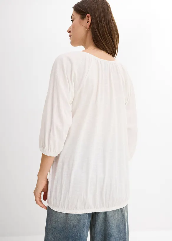 Blouse en jersey 100% coton, bonprix