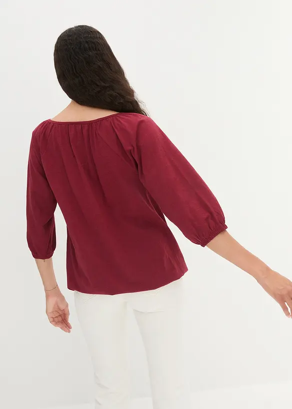 Blouse en jersey 100% coton, bonprix