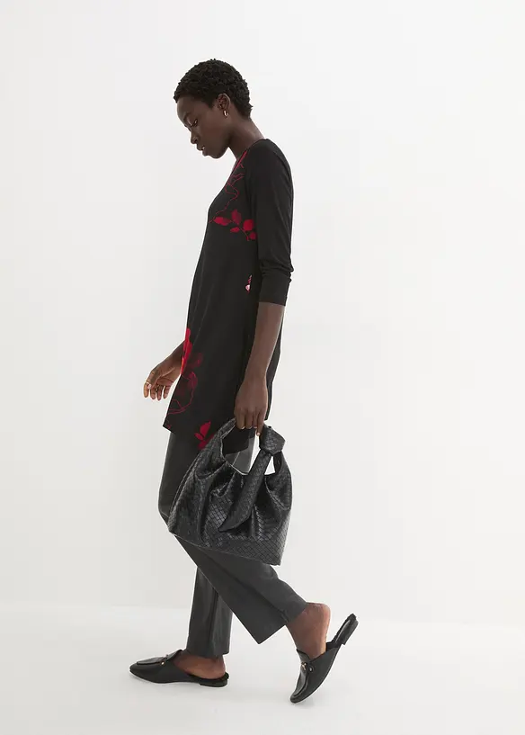 Pantalon en cuir d&rsquo;agneau nappa, bonprix