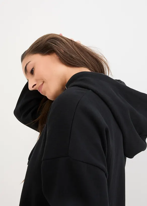 Sweat zipp&eacute; &agrave; capuche, bonprix