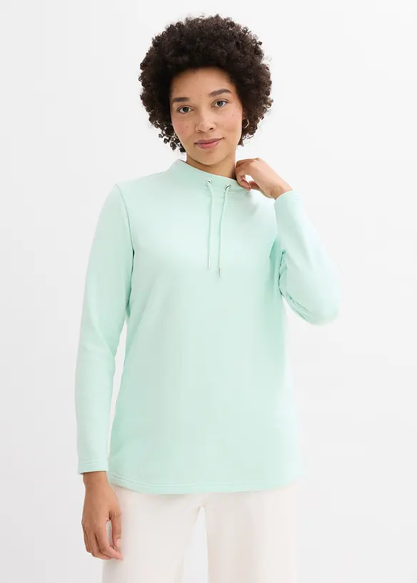 Sweat-shirt avec base fendue, bonprix