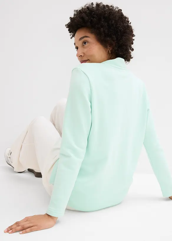 Sweat-shirt avec base fendue, bonprix