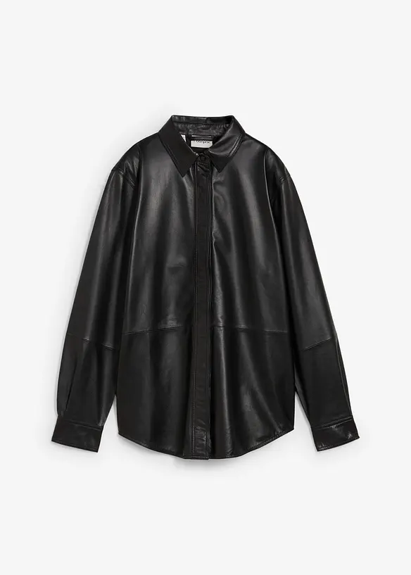 Chemise en cuir d&rsquo;agneau nappa, bonprix