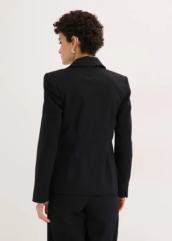 Blazer &agrave; plis couch&eacute;s, bonprix