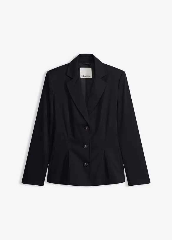 Blazer &agrave; plis couch&eacute;s, bonprix