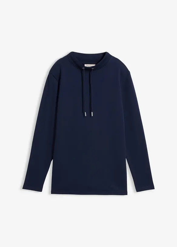 Sweat-shirt avec base fendue, bonprix