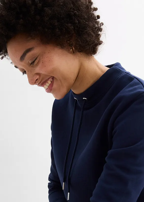 Sweat-shirt avec base fendue, bonprix