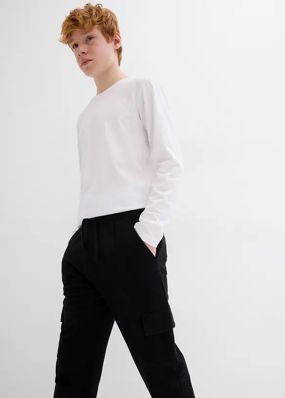 Pantalon de jogging &agrave; poches cargo, bonprix
