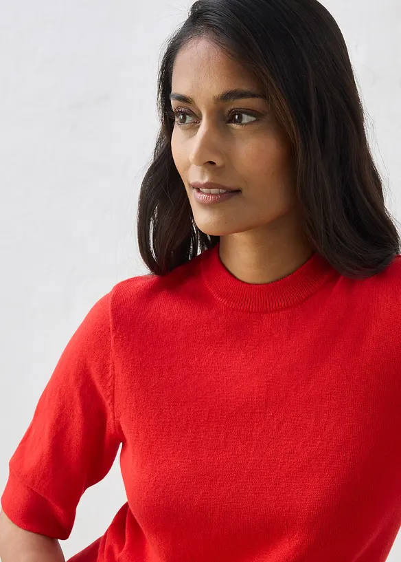 Pull coton et soie, bonprix