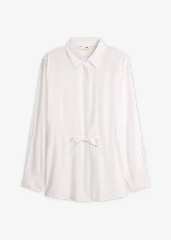 Chemisier en popeline &agrave; plis couch&eacute;s, bonprix