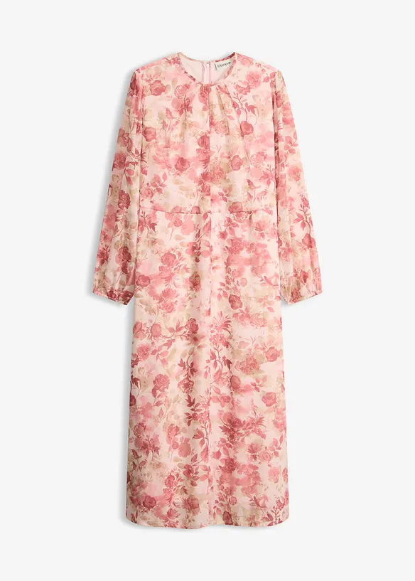 Robe en mousseline avec lien &agrave; nouer (ens.&nbsp;2&nbsp;pces), bonprix