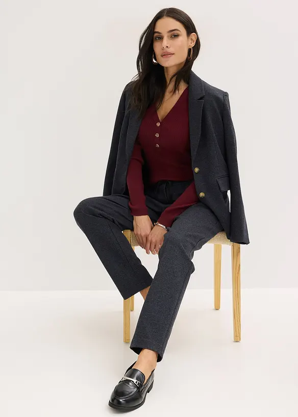 Pantalon extensible et &eacute;l&eacute;gant, bonprix