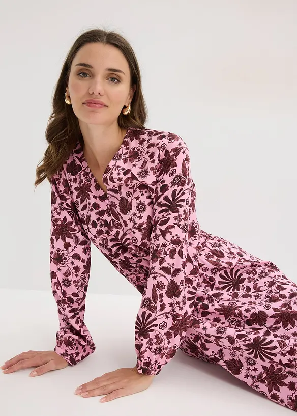 Robe midi en viscose fluide, bonprix