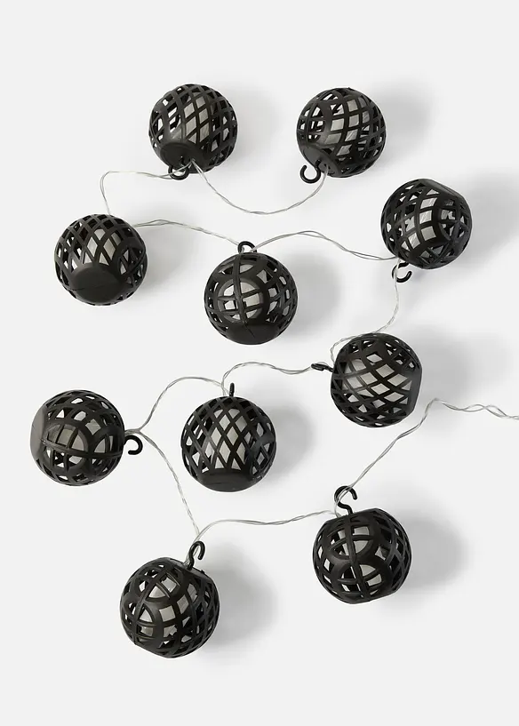 Guirlande lumineuse LED &agrave; boules en mesh, bonprix
