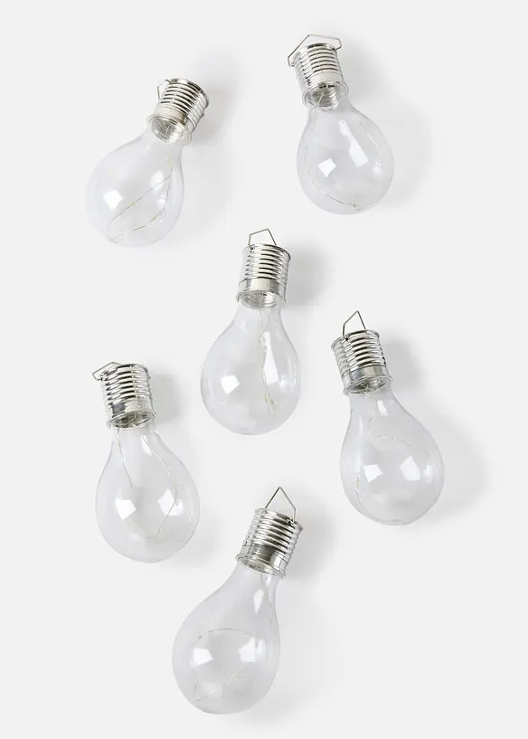 Lot de 6 lampes d&eacute;co solaires, bonprix