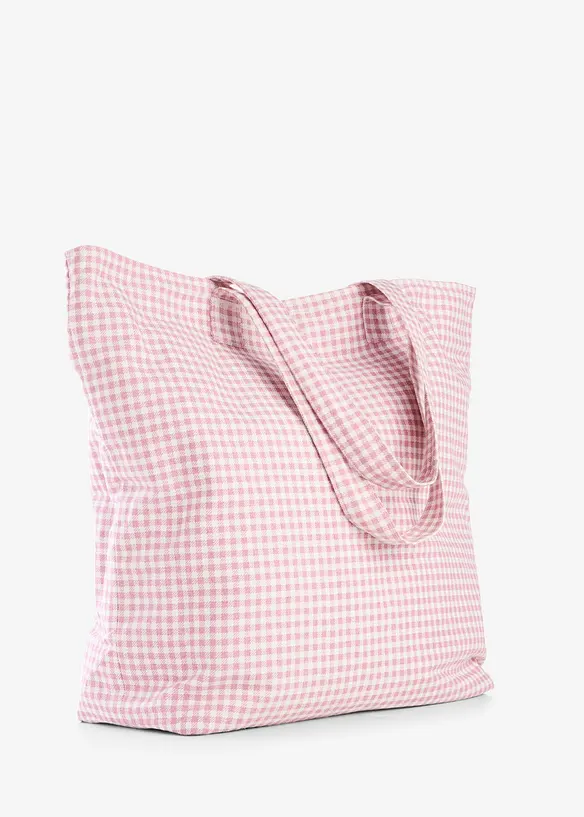 Cabas en toile &agrave; carreaux vichy, bonprix