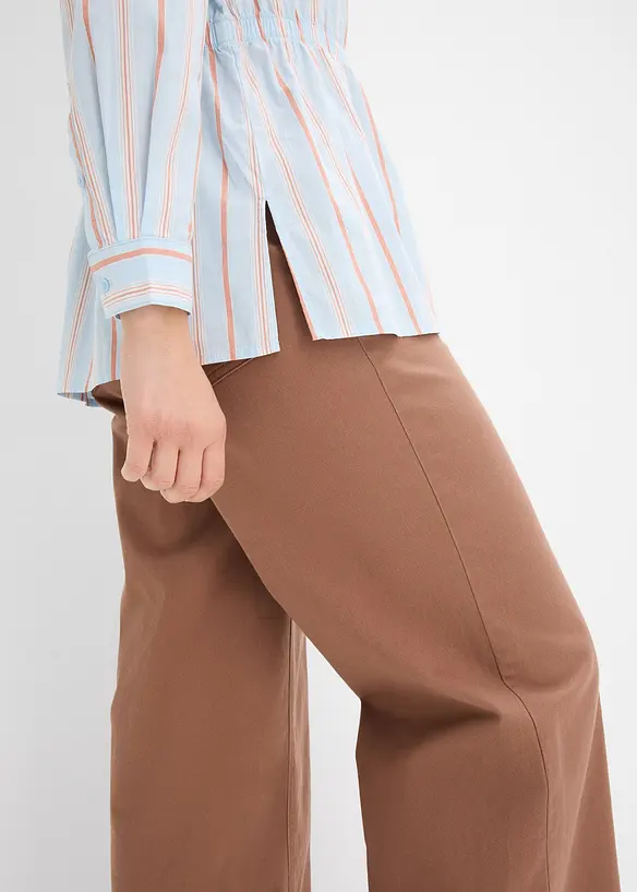 Chemisier en popeline de coton extensible, bonprix