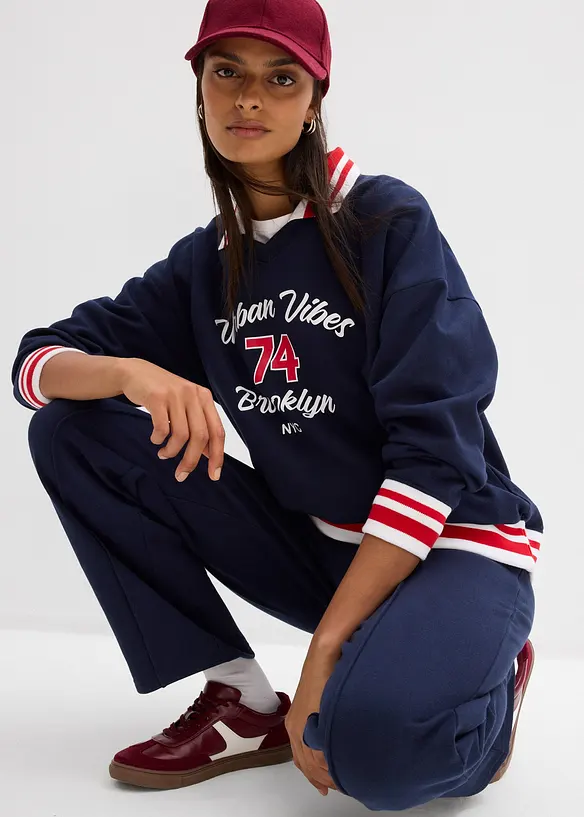 Sweat oversize 100% coton, bonprix