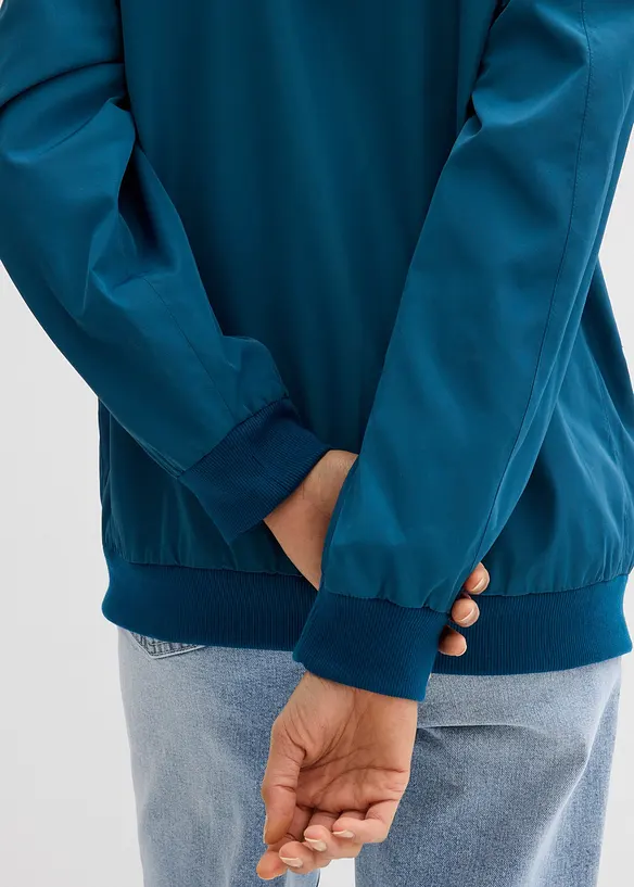 Blouson aviateur large &agrave; doublure l&eacute;opard, bonprix