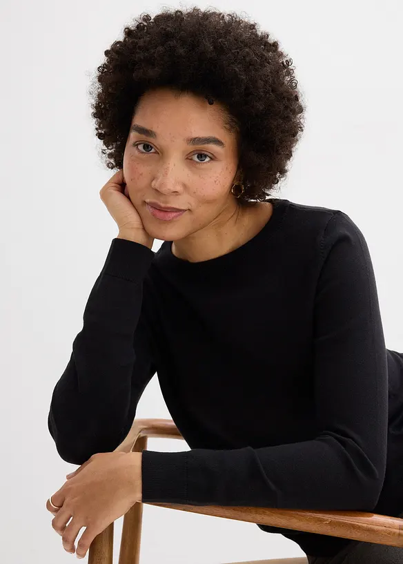 Pull en fine maille, bonprix