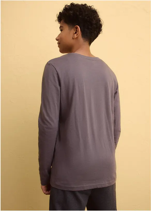 T-shirt manches longues 100% coton, bonprix