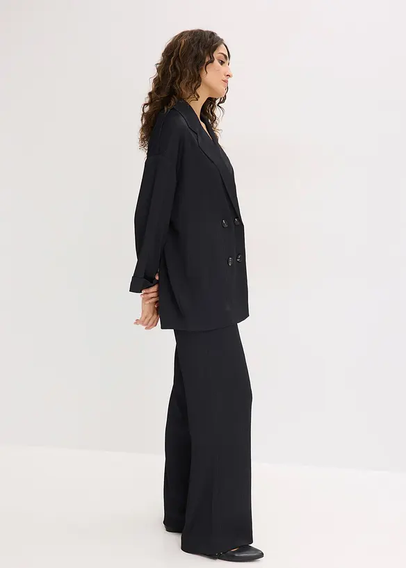 Blazer oversize et crois&eacute;, bonprix