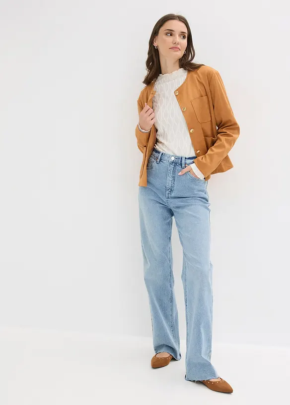 Veste en su&eacute;dine, bonprix