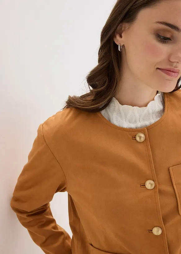 Veste en su&eacute;dine, bonprix