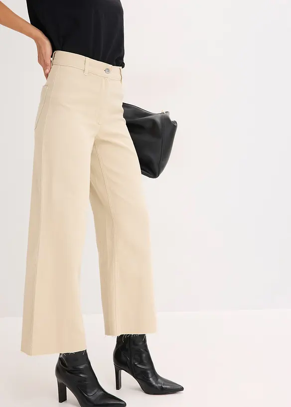 Pantalon en twill 100% coton, bonprix
