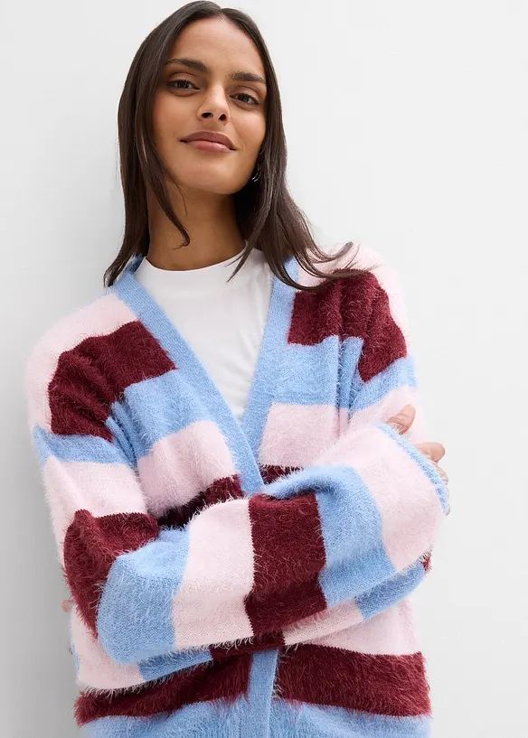 Gilet oversize en maille, bonprix