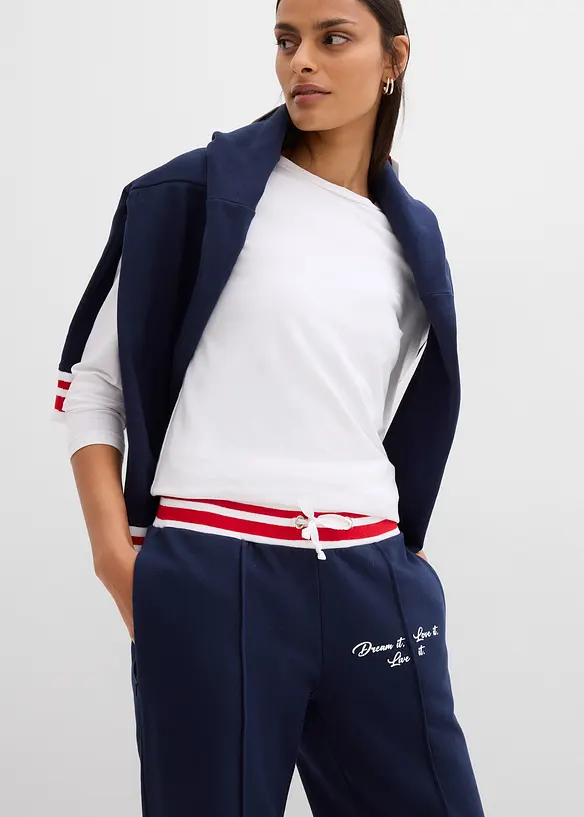 Pantalon de jogging 100% coton, bonprix