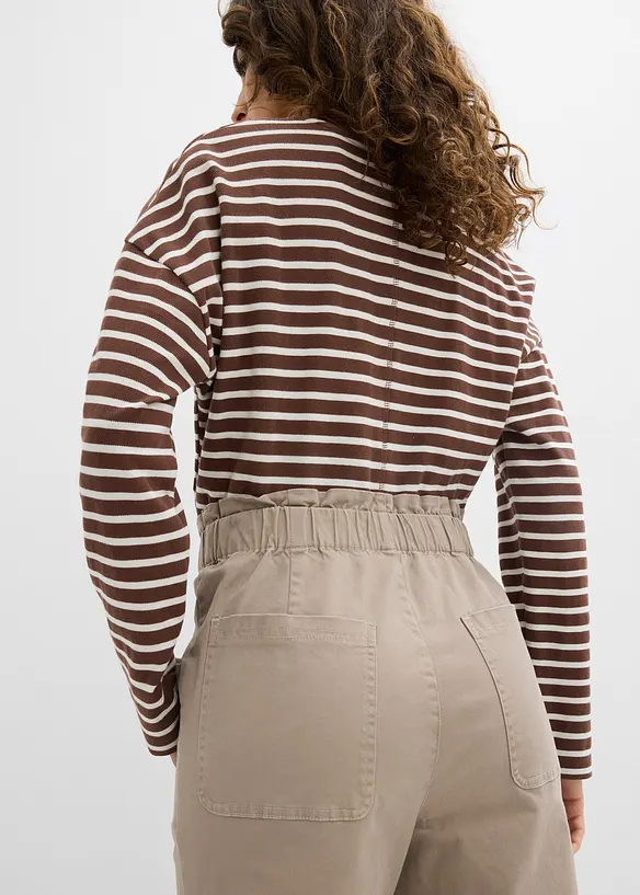 Pantalon cargo en twill, bonprix