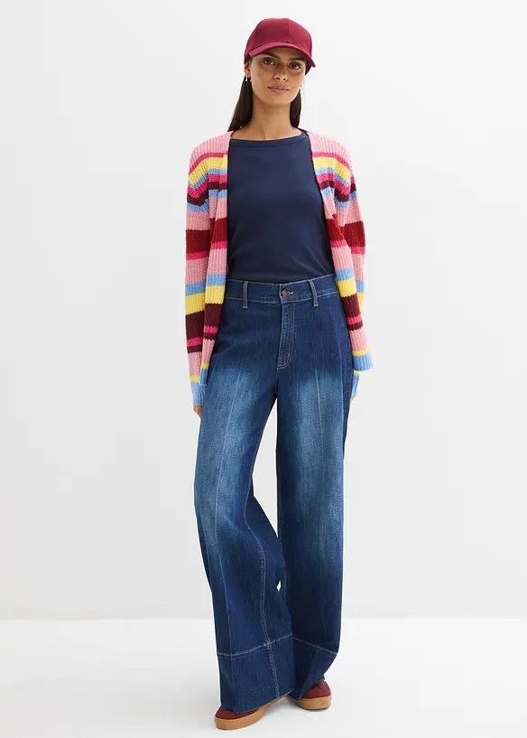 Gilet en maille oversize, bonprix