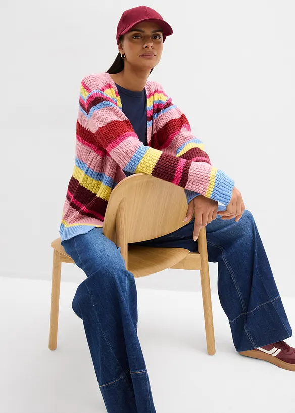 Gilet en maille oversize, bonprix