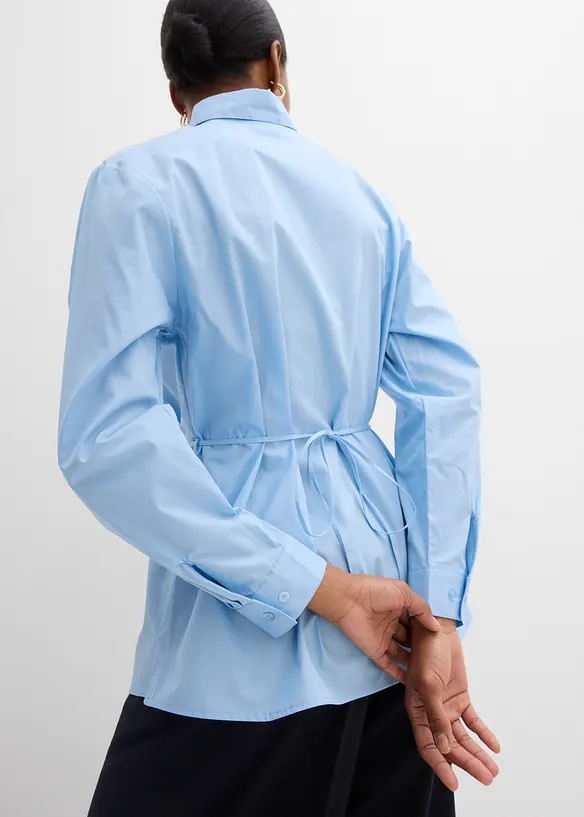 Blouse avec lien &agrave; nouer, bonprix
