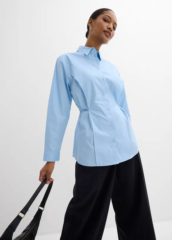Blouse avec lien &agrave; nouer, bonprix
