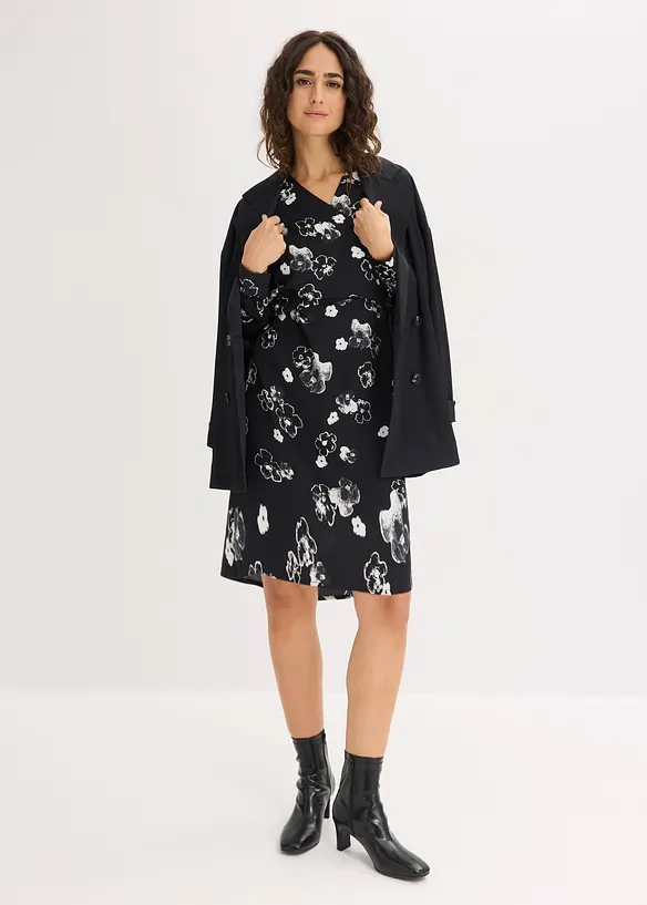 Robe en satin fluide, bonprix