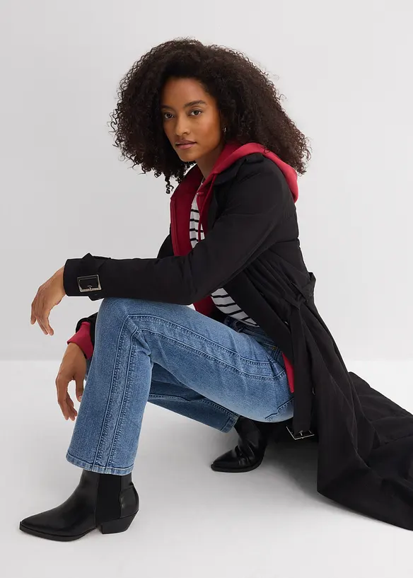 Jean droit taille haute, bonprix