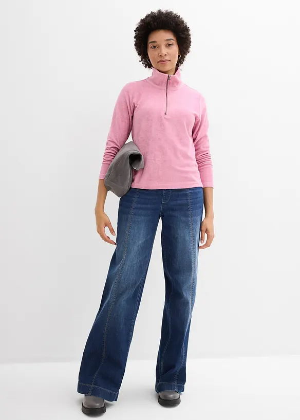 T-shirt manches longues en &eacute;ponge, bonprix