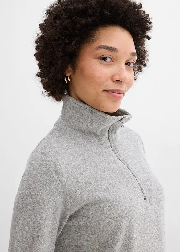 T-shirt manches longues en &eacute;ponge, bonprix