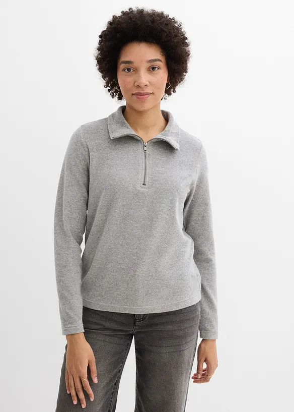 T-shirt manches longues en &eacute;ponge, bonprix