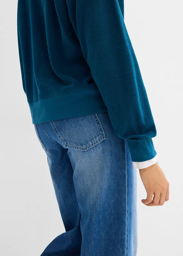 T-shirt manches longues en &eacute;ponge, bonprix