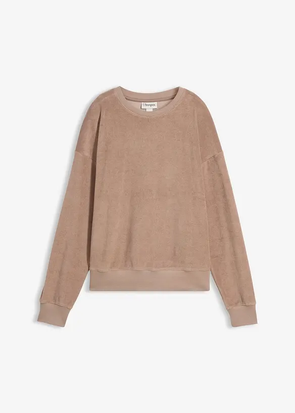 T-shirt manches longues en &eacute;ponge, bonprix