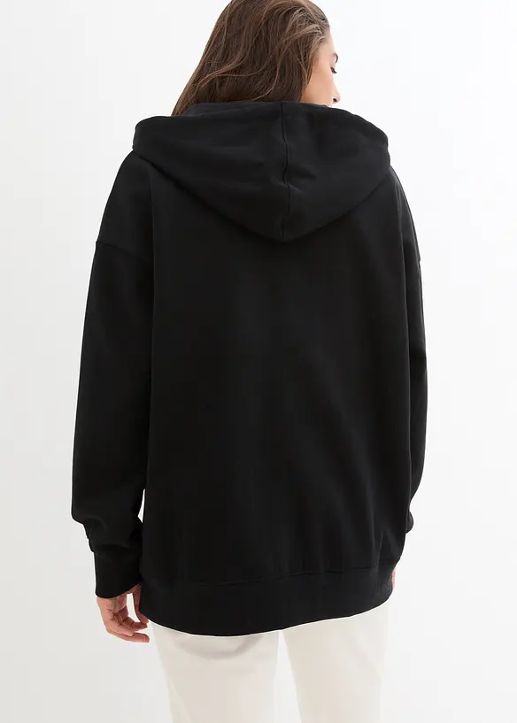 Sweat zipp&eacute; &agrave; capuche, bonprix