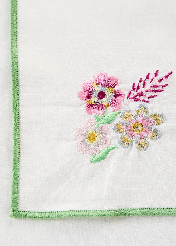 Lot de 2&nbsp;serviettes en tissu, bonprix